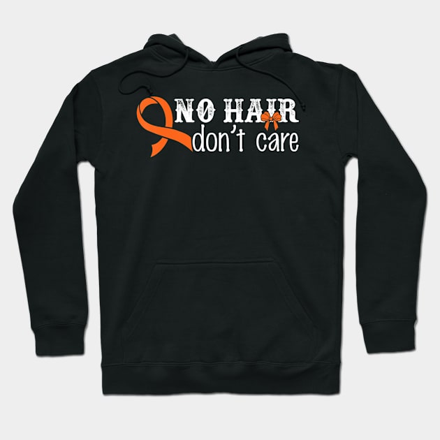 Leukemia Cancer Awareness Ribbon Hoodie by mazurprop